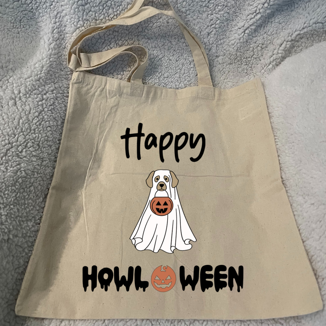 Happy Howl-o-ween Cavas Bag