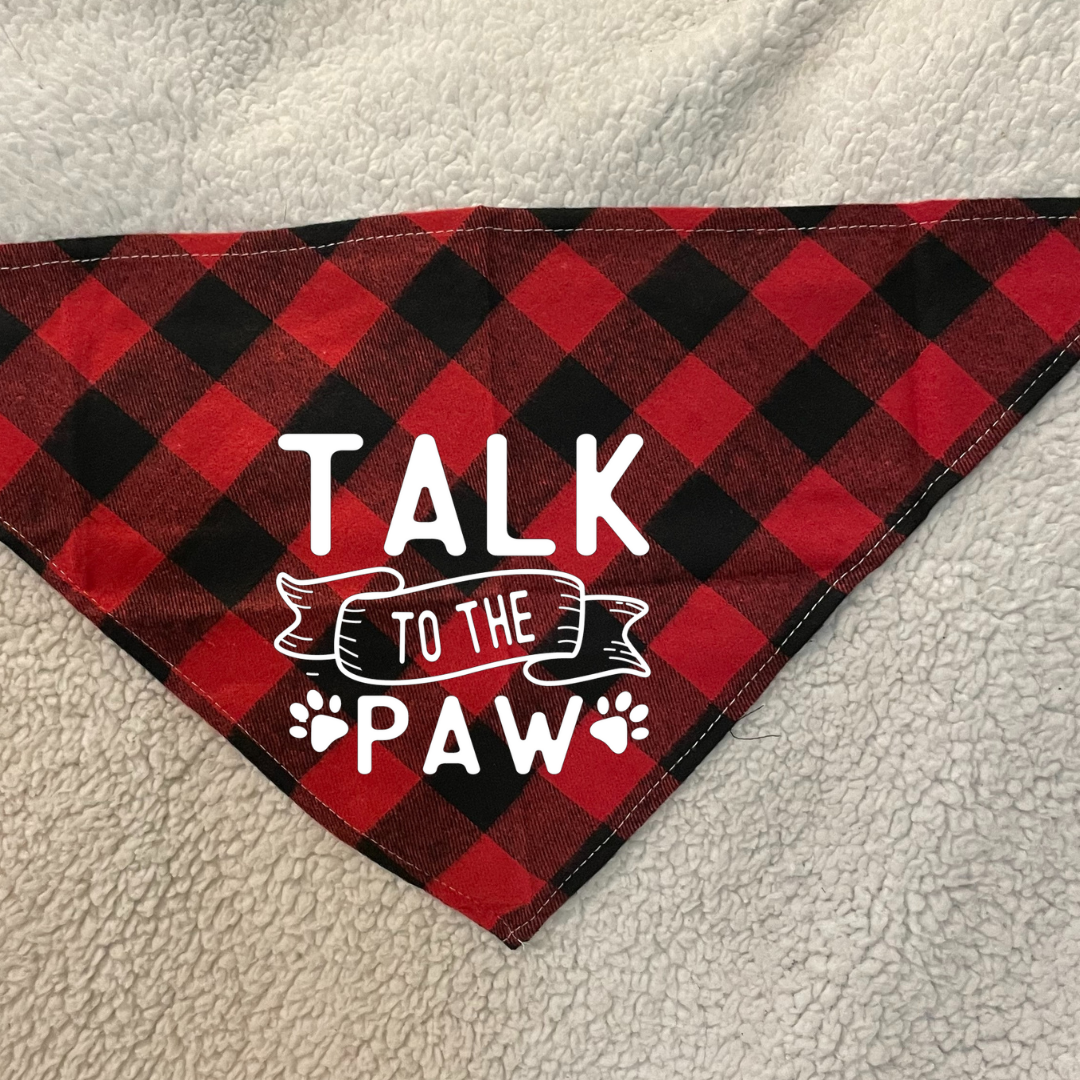 Talk to the Paw - Bandana