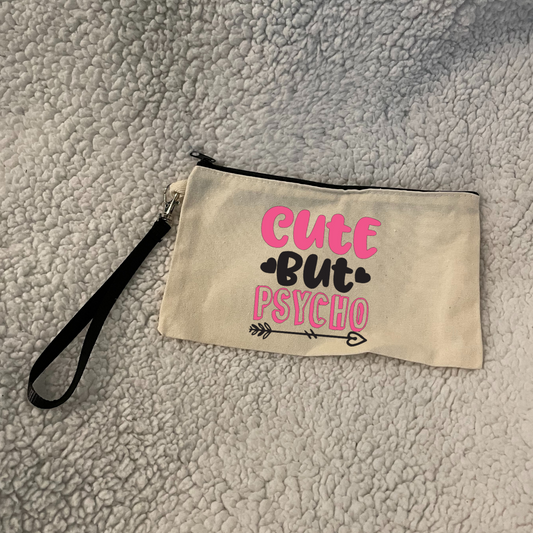 Cute But Psycho - Cosmetic Bag