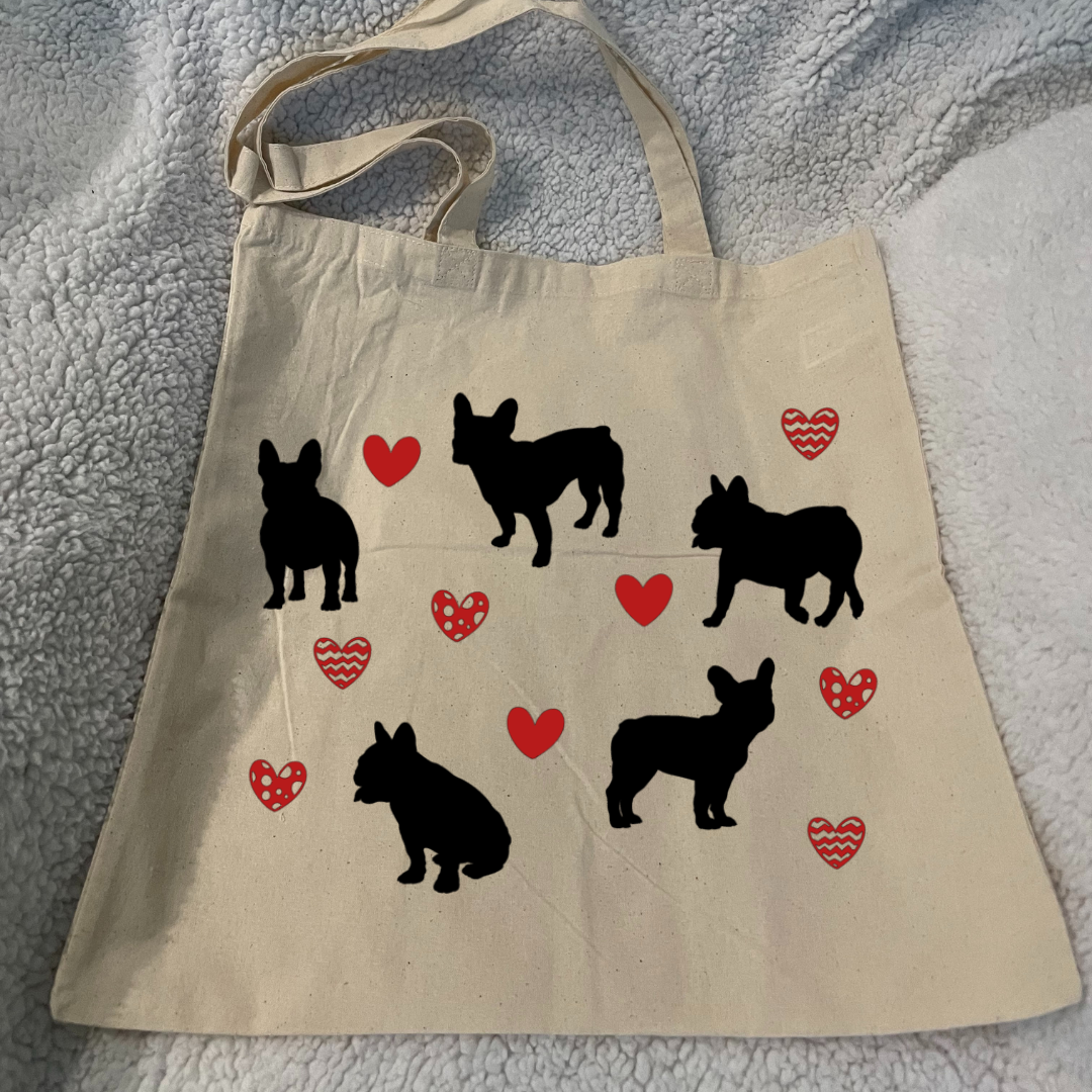 Frenchie Love - Tote Bag