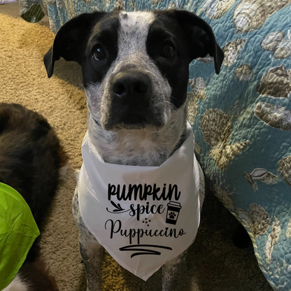 Pumpkin Spice Puppuccino - Bandana
