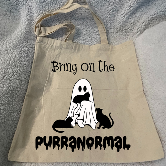 Purranormal Cativity Canvas Bag